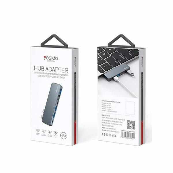 ⁦• موزع USB C مغناطيسي , بمنفذ HDMI⁩ - الصورة ⁦2⁩