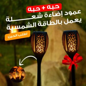 حبة + حبة هدية عمود شعلة 50 سم