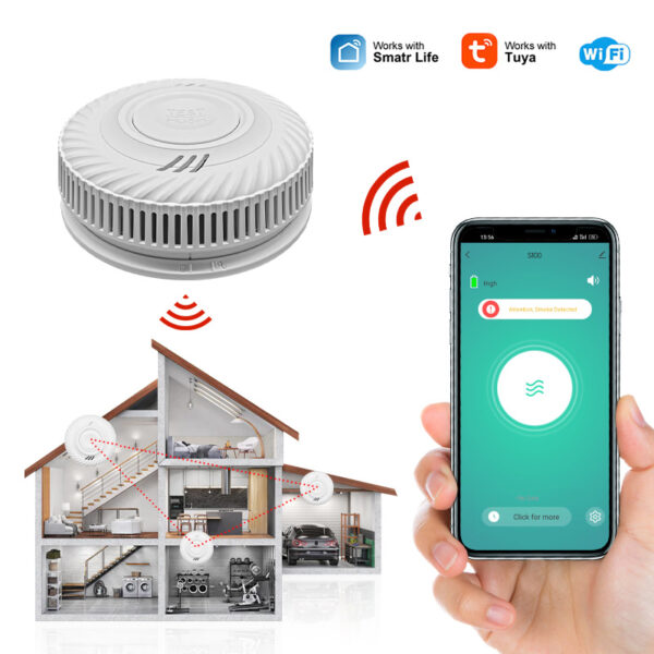 ⁦جهاز إنذار  حريق WI-FI عن طريق تطبيق جوال⁩ - الصورة ⁦3⁩