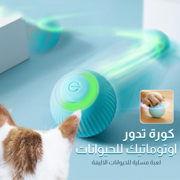 • كورة تدور اوتوماتيك للحيوانات