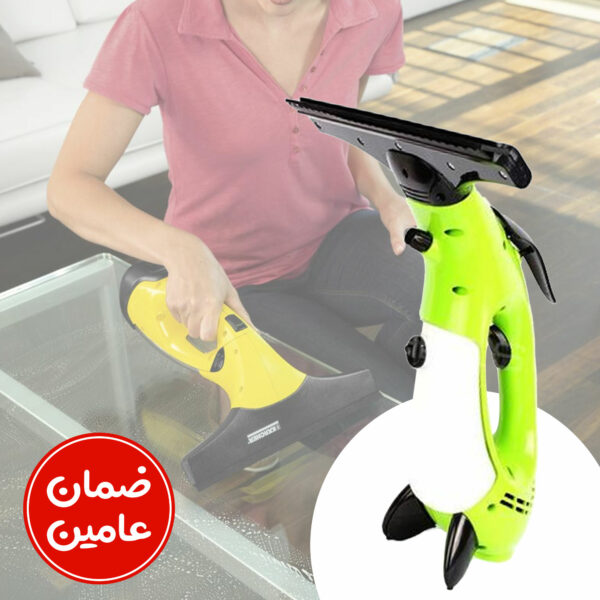 ⁦عرض منظف الزجاج لاسلكية محمولة للنوافذ مع خزان مياه بضمان عامين + منظف بينك ستاف 850 جرام⁩ - الصورة ⁦4⁩