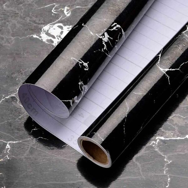 رول استيكر ماربيلا رخامي اسود   ‎‎