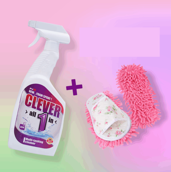 عرض النضافة ( شبشب المسح العجيب +منظف CLEVER الجبار )