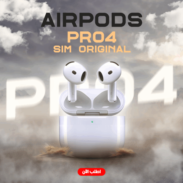 ⁦• Airpods pro 4 sim original⁩ - الصورة ⁦2⁩