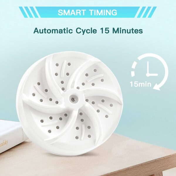 ⁦عرض قطعتين غسالة صغيرة متنقلة Turbine Wash⁩ - الصورة ⁦2⁩