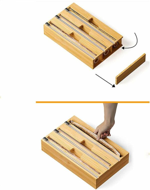 ⁦• حامل فويل ثلاثي خشبي⁩ - الصورة ⁦5⁩