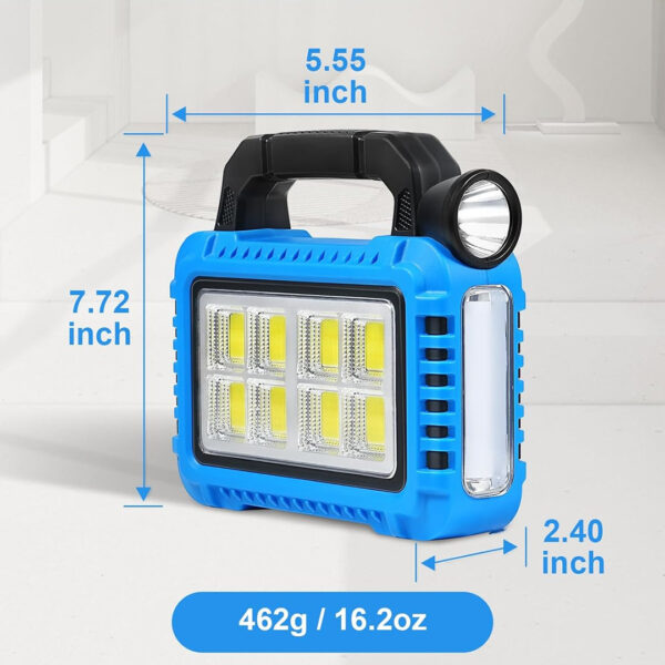 ⁦• كشاف طاقة شمسية Solar multifunctional⁩ - الصورة ⁦2⁩