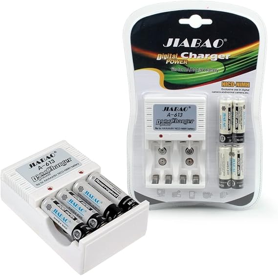 " شاحن بطاريات + مجموعة بطاريات" - الصورة 3