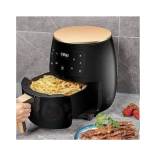 • عرض قلاية هوائية 6 Silver Crest Liter Black + قالب سيليكون للأير فراير + اسبراي بخاخ الزيت