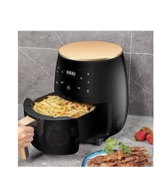 • عرض قلاية هوائية 6 Silver Crest Liter Black + قالب سيليكون للأير فراير + اسبراي بخاخ الزيت