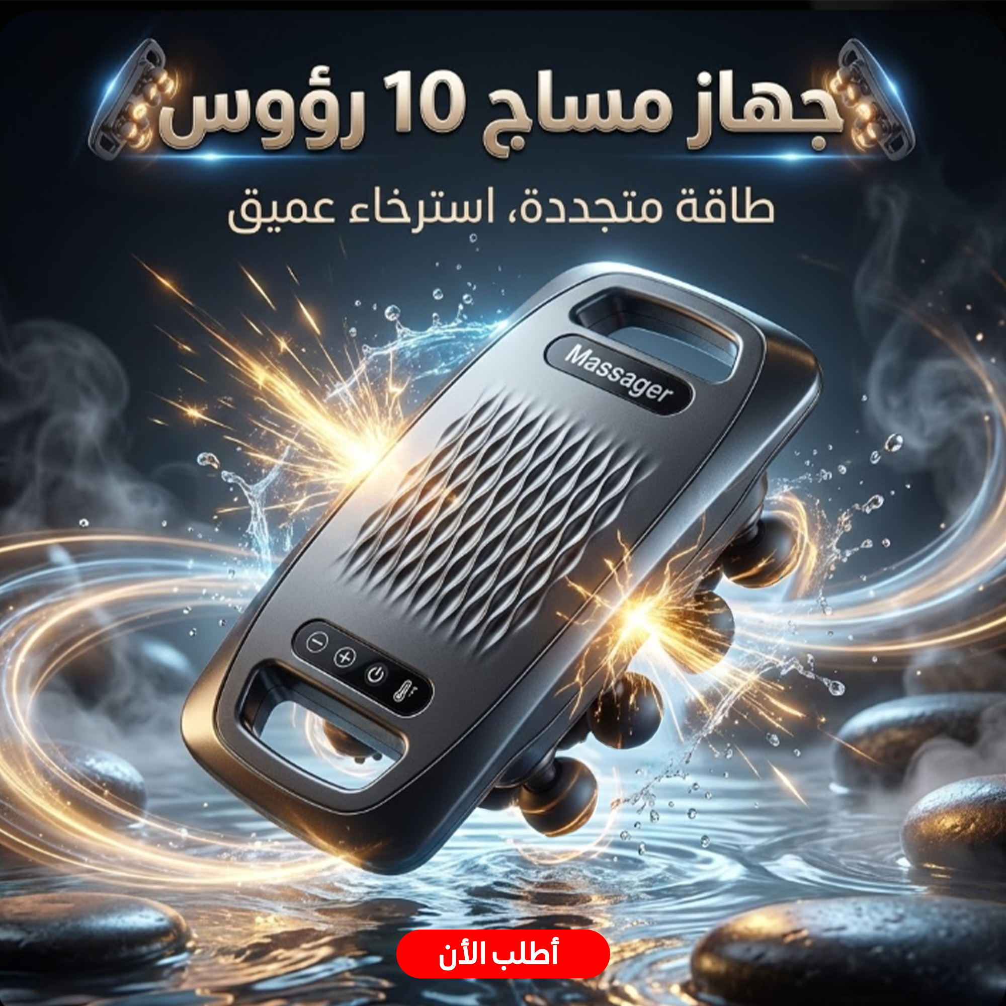 جهاز مساج 10 رؤس