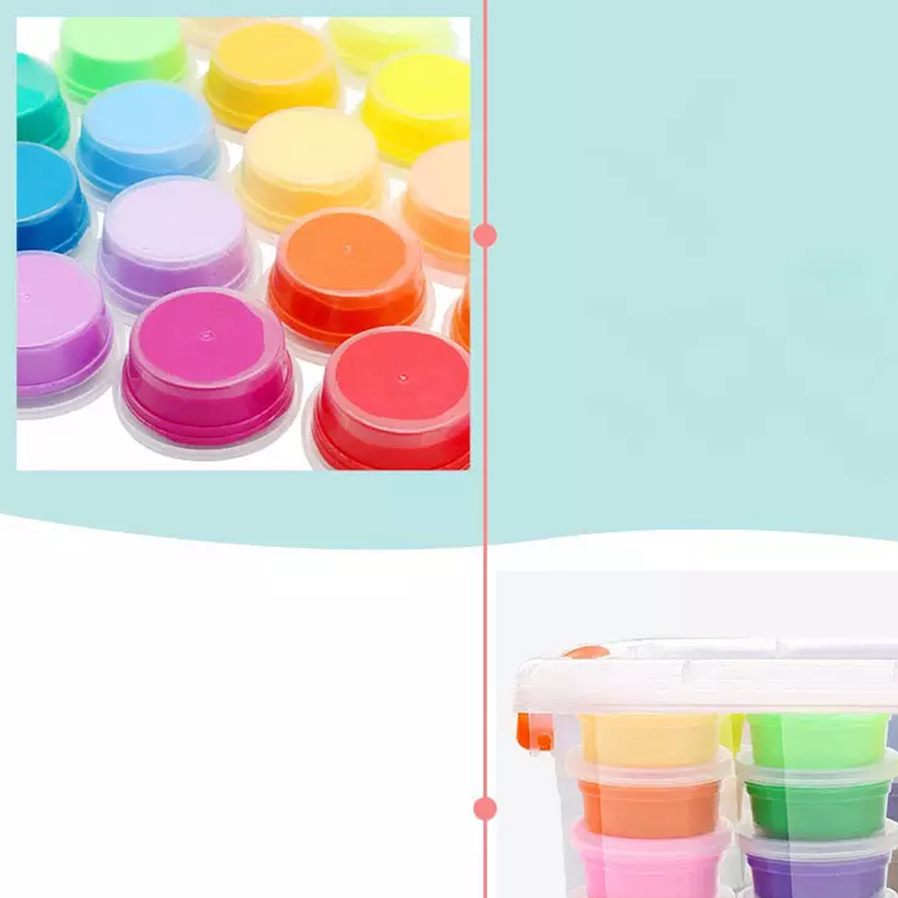 صلصال رملي 12 قطعة ألوان مختلفة - الصورة 3