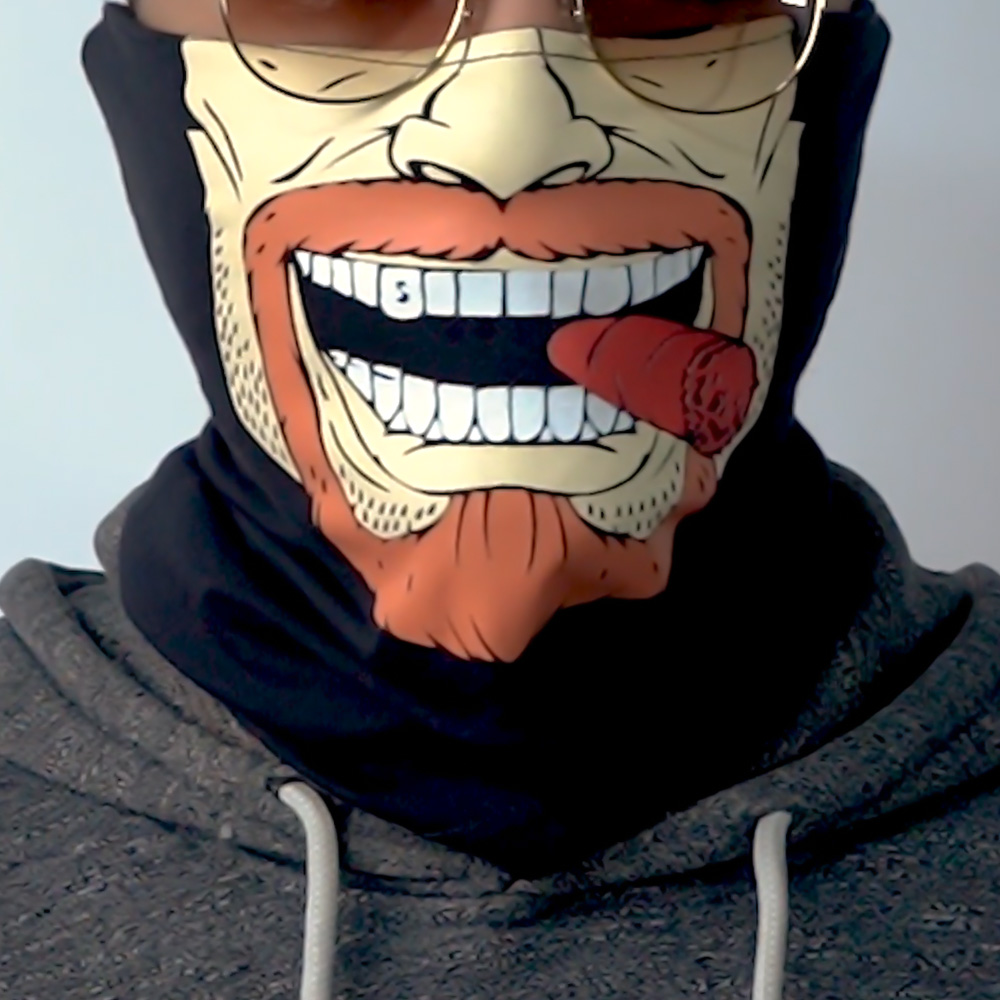 ماسك للموتسكلات والعجل شكل باد بوي - الصورة 3