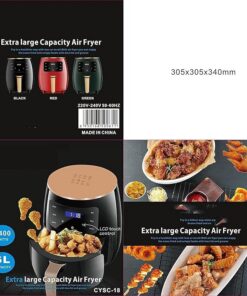 قلاية هوائية 6 Silver Crest Liter Black