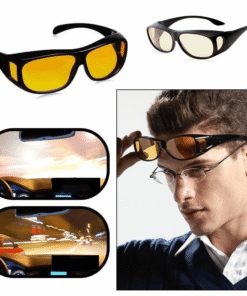 ” عرض قطعتين نظارة HD Vision للقيادة”
