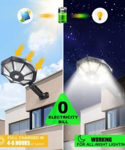 • كشاف Solar Sensor Light الحديث