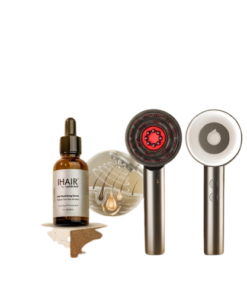 فرشاة مساج الشعر لتغذية الشعر بالزيوت +  i hair serum هدية