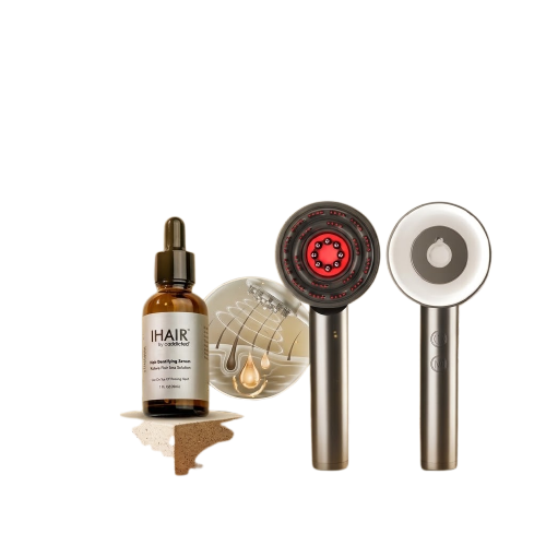 فرشاة مساج الشعر لتغذية الشعر بالزيوت + i hair serum هدية