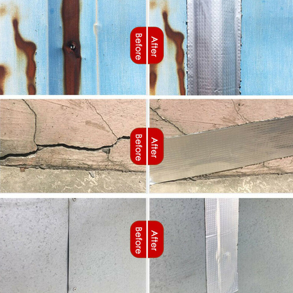 اللاصق الفضي المطاطي 10 متر