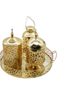 صنية بمجموعة مزخرفة لرمضان