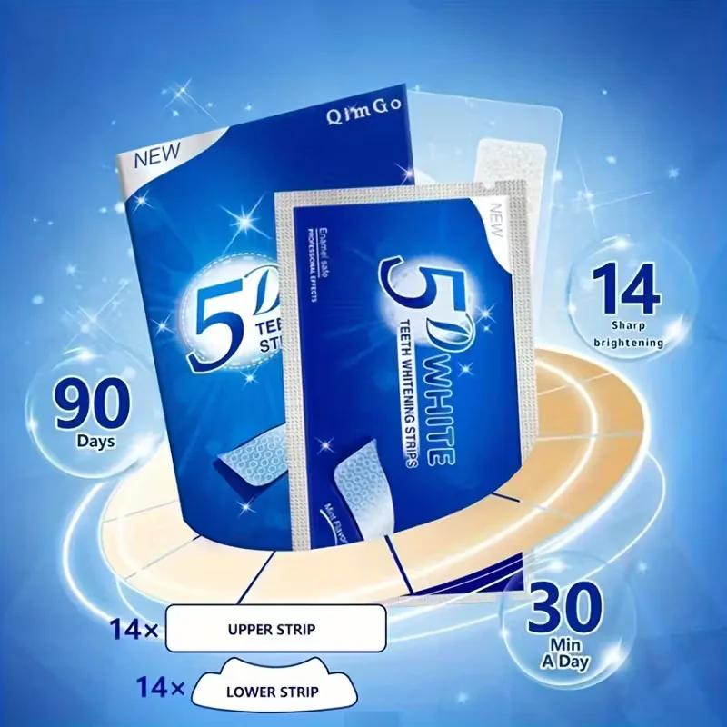 لاصقات تبييض الأسنان