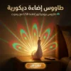 طاووس إضاءة ديكورية