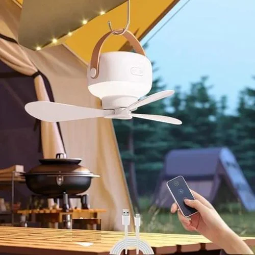 مروحة ذكية 2 في 1 led