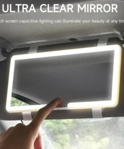 مرآة المكياج للسيارة بإضاءة led