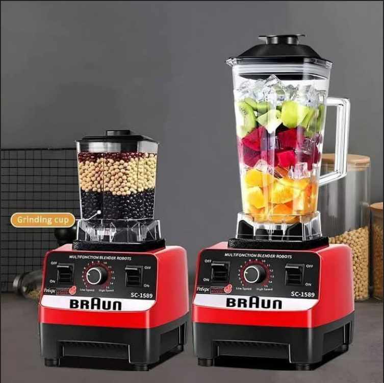 عرض قطعتين خلاط + مطحنه 10000 وات BRAUN