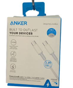 Charge fast ANKER 100W usb-c-to-c – كابل شحن