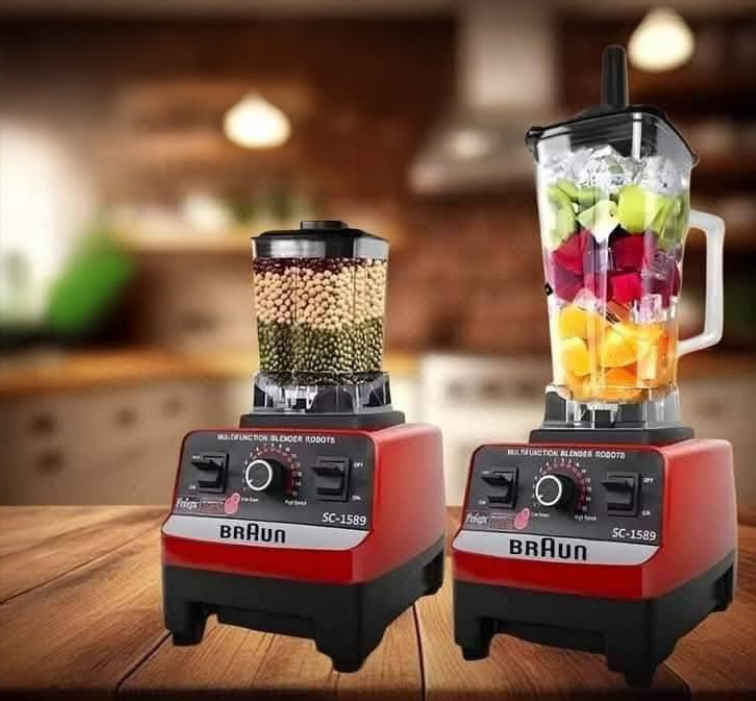 عرض قطعتين خلاط + مطحنه 10000 وات BRAUN