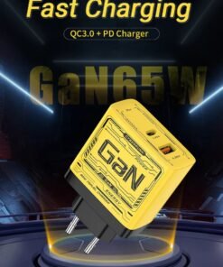 • شاحن USB-C بقوة 120 واط - شاحن سريع GaN مع تقنية PD
