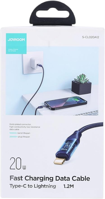 • Joyroom Fast Charge Data Cable Type-c to lightning 3M- 20W - الصورة 4