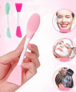أدوات العناية بالبشرة (إسفنجة كونجاك السحرية + فرشاة 3 في 1 للماسك )