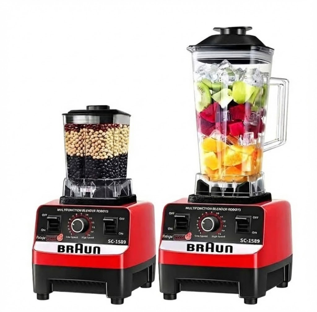 عرض قطعتين خلاط + مطحنه 10000 وات BRAUN