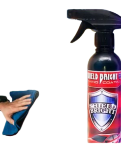 عرض : قطعتين Shield Bright ملمع سيارات + 2 فوطة مايكروفايبر هدية