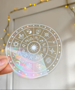 • عرض قطعتين استيكر اضاءات الشمس Sun Catcher