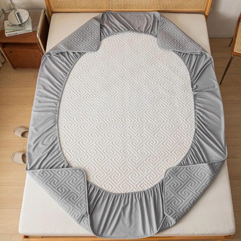 كفر مرتبه استيك رمادي 160 سم