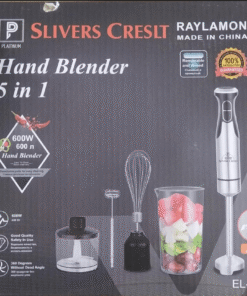 عرض خلاط + مطحنه 10000 وات BRAUN مع هاند بلندر 5 في 1 Silver Crest