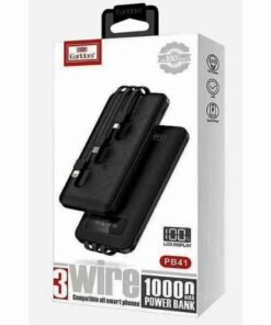 EARLDOM PB41 Power Bank 10000 MAH Built in cables