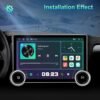 شاشة مشغل سيارة أندرويد 10.1 بوصة 4K بدقة 4/64GB يدعم CarPlay - صورة 1