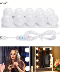 شريط لمبات المرايا LED