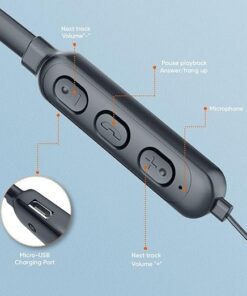 VIDVIE BT859 Magnetic Wireless Headset Bluetooth Neckband