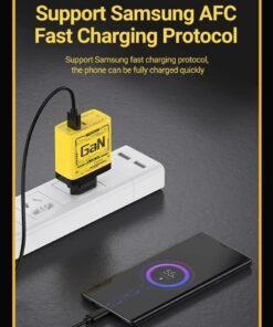 • شاحن USB-C بقوة 120 واط - شاحن سريع GaN مع تقنية PD