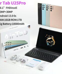 تابلت اير تاب U 25 Pro مزود بكيبورد وماوس مساحة 1 تيرا 10 بوصة