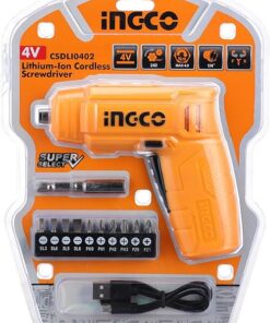 • مفك ببطارية 12 قطعة INGCO 4V