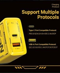• شاحن USB-C بقوة 120 واط - شاحن سريع GaN مع تقنية PD