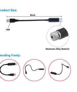 ليزر USB للسيارة او المنزل + مكبر صوت الشكمان