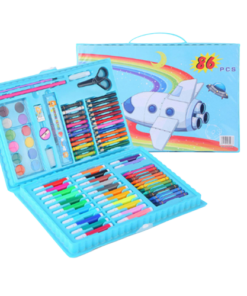 عرض مجموعة الوان متعددة 86 قطعة اولادى + سبورة الاطفال المضيئة Magic Pad