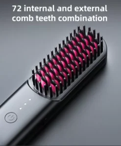 • Wireless hair straighter